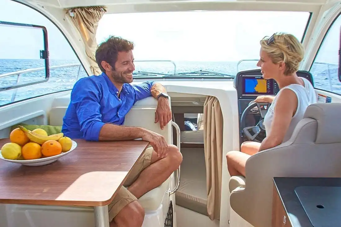 Monaco harbor seen from the sea